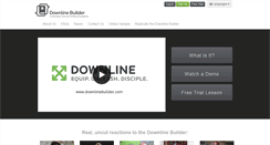 Desktop Screenshot of downlinebuilder.com